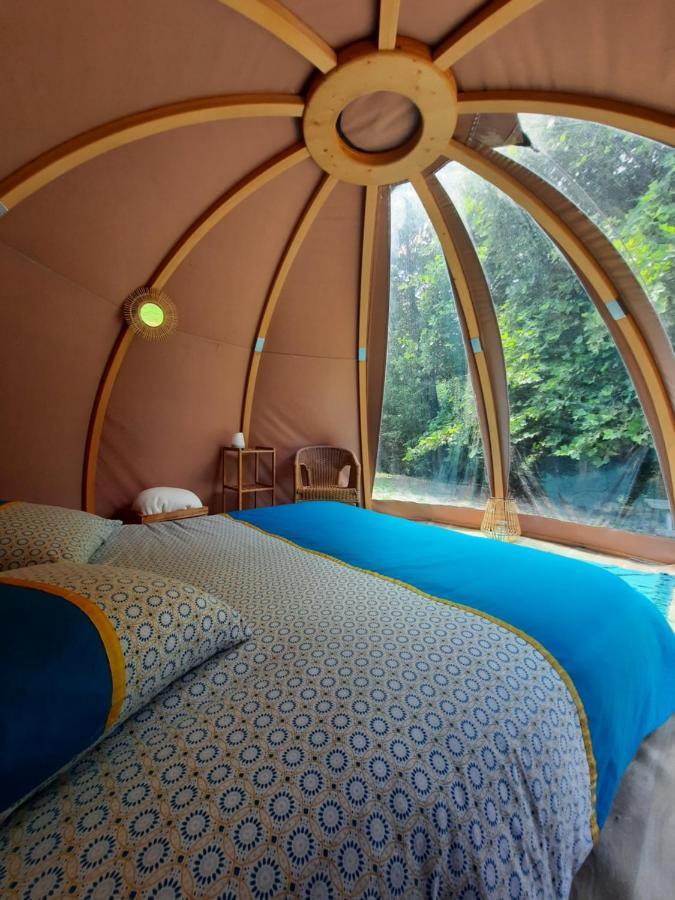 Hotel La Wigwam Bleu Du Domaine Du Pas De L'Ane Mios Zewnętrze zdjęcie