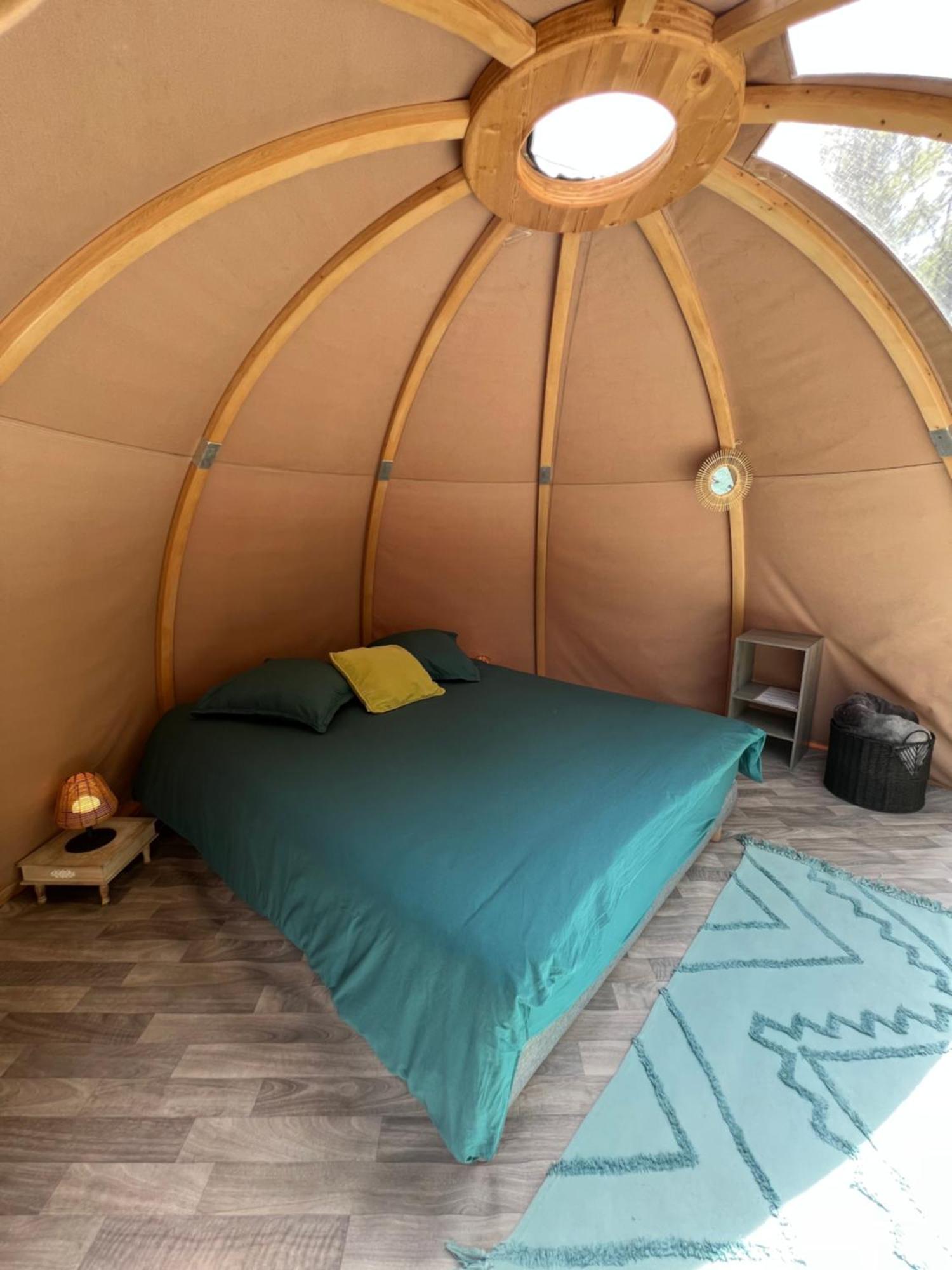 Hotel La Wigwam Bleu Du Domaine Du Pas De L'Ane Mios Zewnętrze zdjęcie